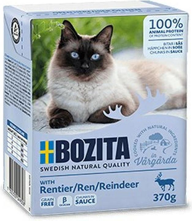 Bozita Häppchen In Sosse Mit Rentier (Adult, 1 Stk., 370 g)