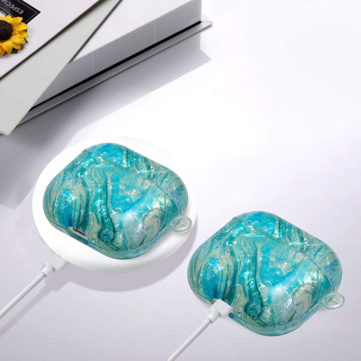 Produktbild König Design Schutz Hülle für Apple AirPods Pro Tasche Case Cover Etuis 360 Grad Bumper Motiv (Kopfhörer Tasche)