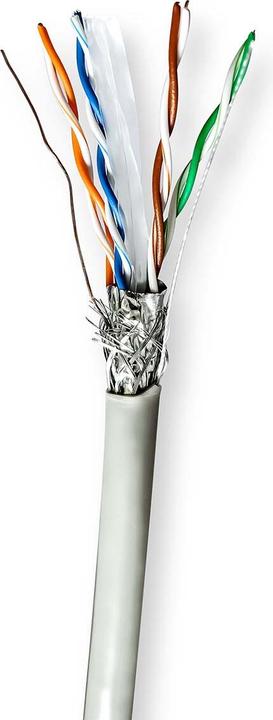 Actual product image Nedis Network Cable Rolls | CAT6 | Stranded Cable | S/FTP | CCA | 100.0 m | Indoor | Round | P (S/FTP, CAT6, 100 m)
