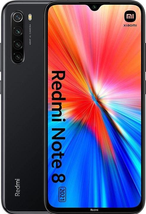 Actual product image Xiaomi Redmi Note 8 (64 GB, Space Black, 6.30", Dual SIM, 48 Mpx, 4G)