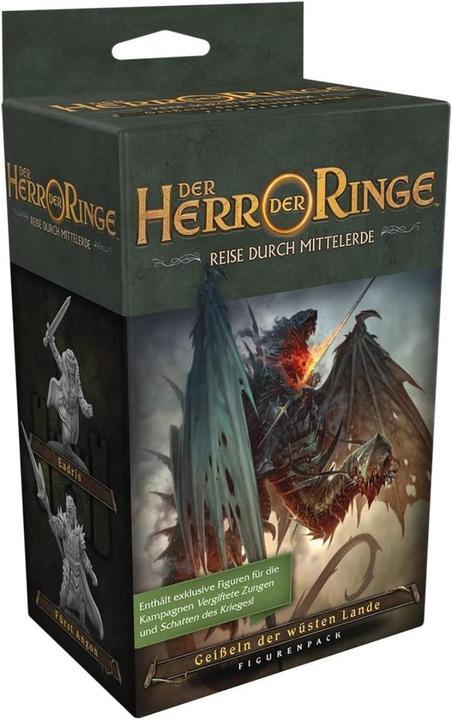 FFG FFGD0181 - Der Herr der Ringe : Reise durch Mittelerde - Geisseln der wüsten Lande, 1-5 Spieler (German)