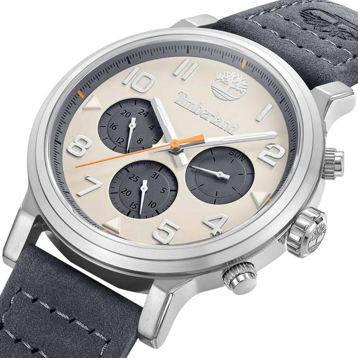 Actual product image Timberland Unisex Adult Pancher Leather Multi-Functional Analogue Watch