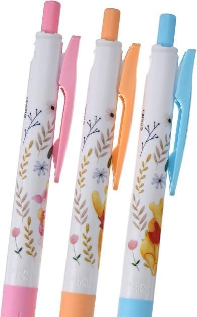 Actual product image Disney Pooh, Piglet, Tigger Sarasa Clip 0.5 gel pen set (Black, 3 x)