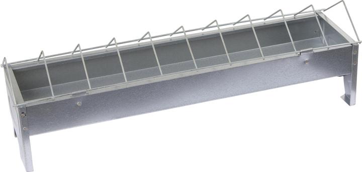 Immagine prodotto Kerbl 71301 Mangiatoia zincata da 50 cm, larga 10 cm per galline