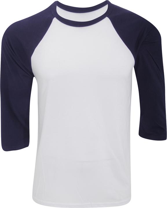 Immagine prodotto Bella Canvas Maglietta da baseball in tela con maniche 34 (XL)
