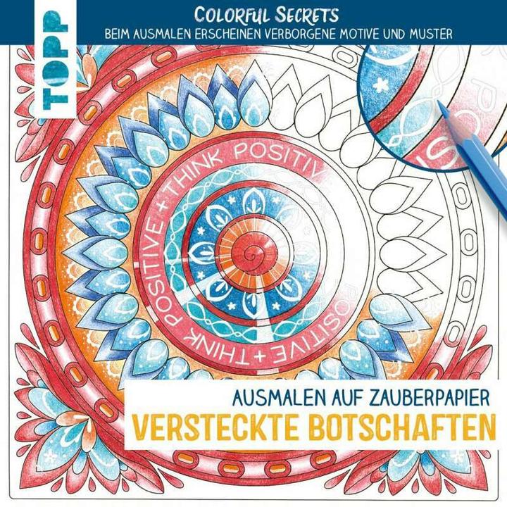 Actual product image Colorful Secrets - Hidden Messages (Coloring on Magic Paper)