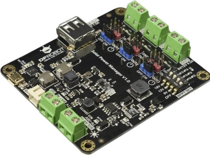Image du produit DFRobot Solar Power Manager V1.0 pour panneau solaire 9V/12V/18V
