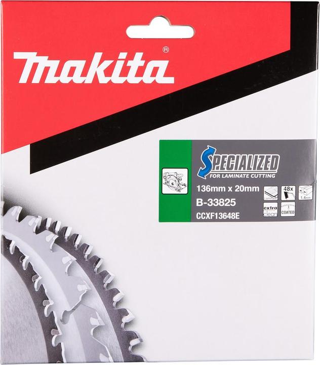 Immagine prodotto Makita Lama SPECIALIZZATA 136x20x48Z (B-33825)