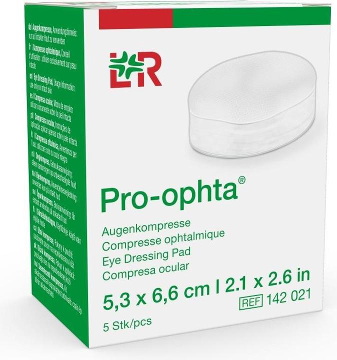 Produktbild Pro Ophta Pro-ophta Augenkompressen 5.3x6.6cm steril