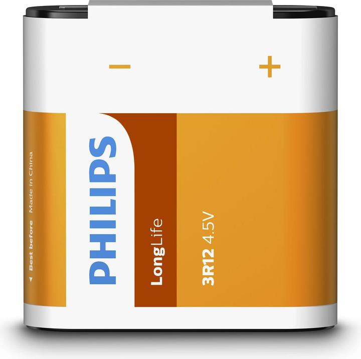 Actual product image ProPlus Longlife battery 4.5V in blister pack (1 pcs., 3R12)