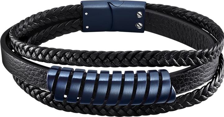 Actual product image Lotus Style - Men's leather bracelet Urban Man LS2208-2 / 2 (M) (22 cm, Stainless steel, Leather)