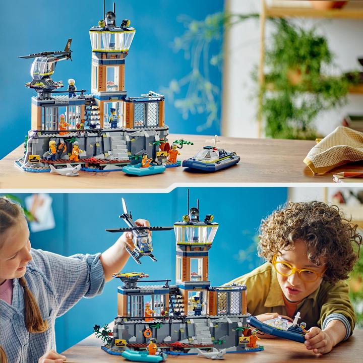 Immagine prodotto LEGO Stazione di polizia sull'isola della prigione (60419, LEGO City)