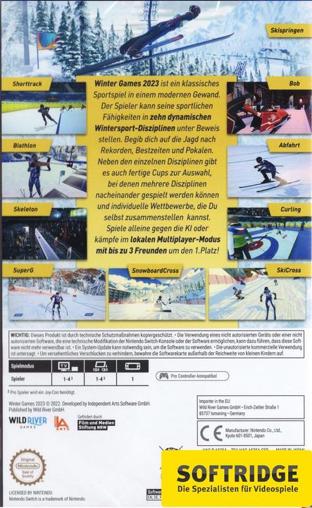 Image du produit Wild River Games Winter Games 2023 (Switch, DE)