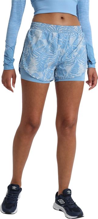 Actual product image Umbro Womens/Ladies Pro Training Printed Hybrid Shorts (38 D)