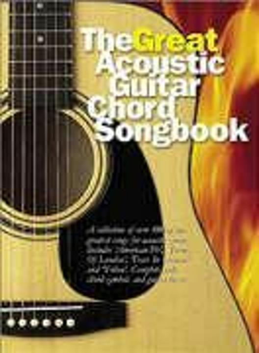 Actual product image The Great Acoustic Guitar Chord Songbook Lyrics & Chords Book (German, Hal Leonard Europe Limited, 2003)