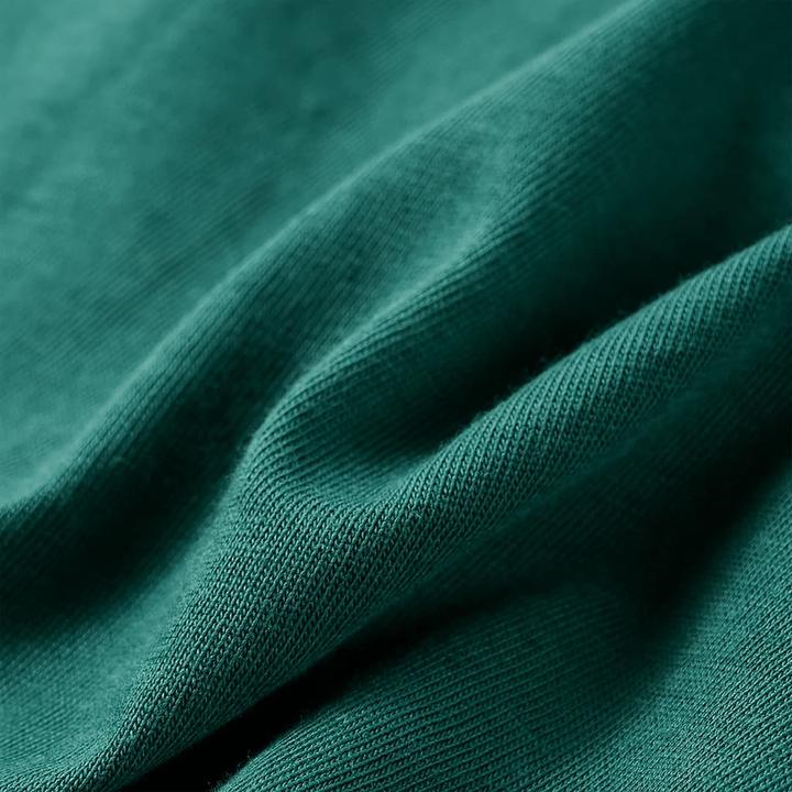 Immagine prodotto VidaXL Camicia a maniche lunghe per bambini verde 128,Materiale: 100 (128)
