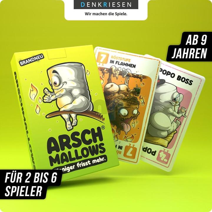 Image du produit Denkriesen Arschmallows® - "Moins On En Mange, Plus On En A" (Allemand)