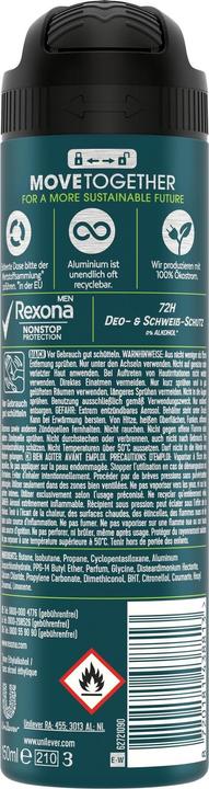 Actual product image Rexona Deodorant Spray Nonstop Protection Extreme Dry 150 ml (Spray, 150 ml)
