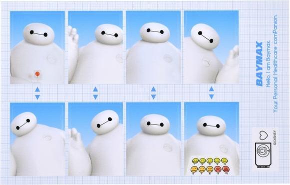 Produktbild Disney Baymax Fotoaufkleber Sticker Collection