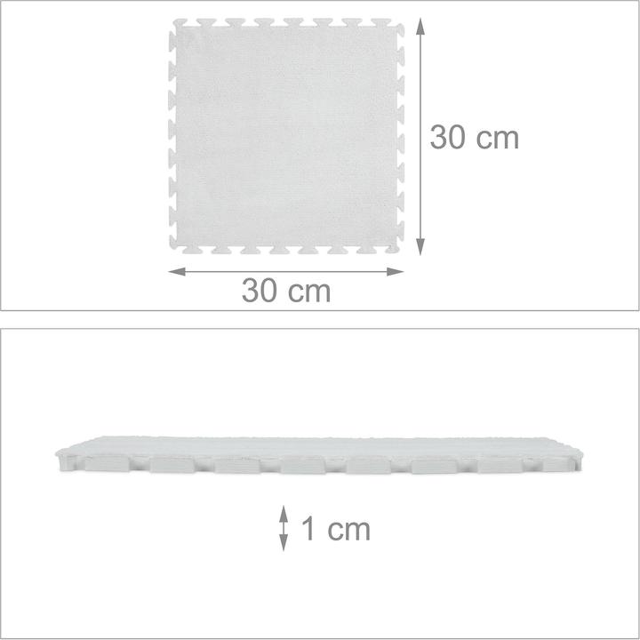 Actual product image Relaxdays Puzzle Carpet (30 x 30 x 1 cm)