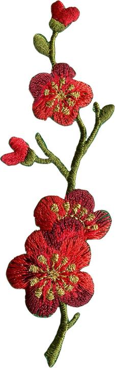 Produktbild Prym Applikation Blumenranke, Kirschblüte, rot (1 x)