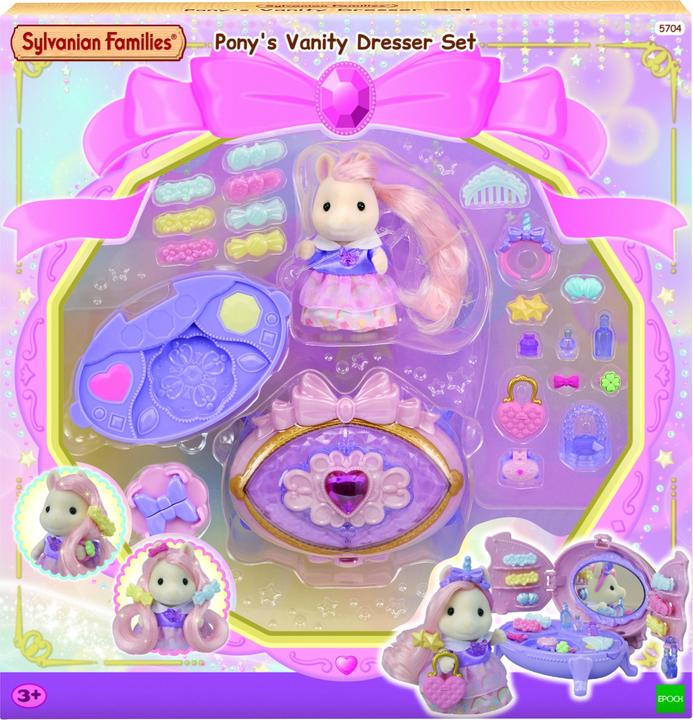 Produktbild Sylvanian Families Schminkkommode mit Pony Figur