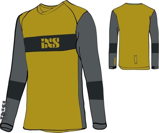 Immagine prodotto iXS Maglia a maniche lunghe Trigger EVO per bambini - Acacia / Charcoal (S)
