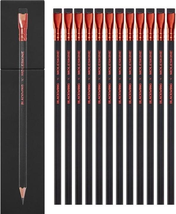 Actual product image Moleskine BLACKWING X M 12Pins Soft (12 x)