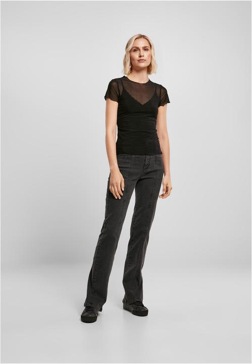 Actual product image Urban Classics Ladies Mesh Tee - 16529 (XXL)