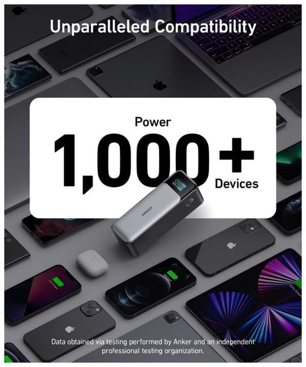 Produktbild Anker 737 (PowerCore 24K) (24000 mAh, 140 W, 88.80 Wh)