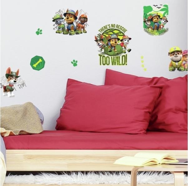 Productafbeelding Paw Patrol - Jungle Peel And Stick Muurstickers