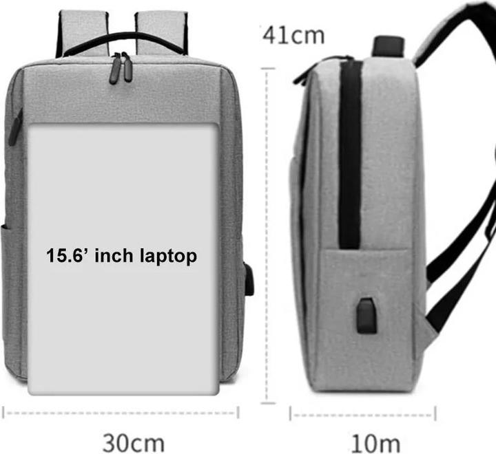 Produktbild Only-Bags.Store 15,6-Zoll-Laptop-Rucksack Nylon Reise-Laptop-Rucksack Usb Aufladen Computer Schule Rucksäcke
