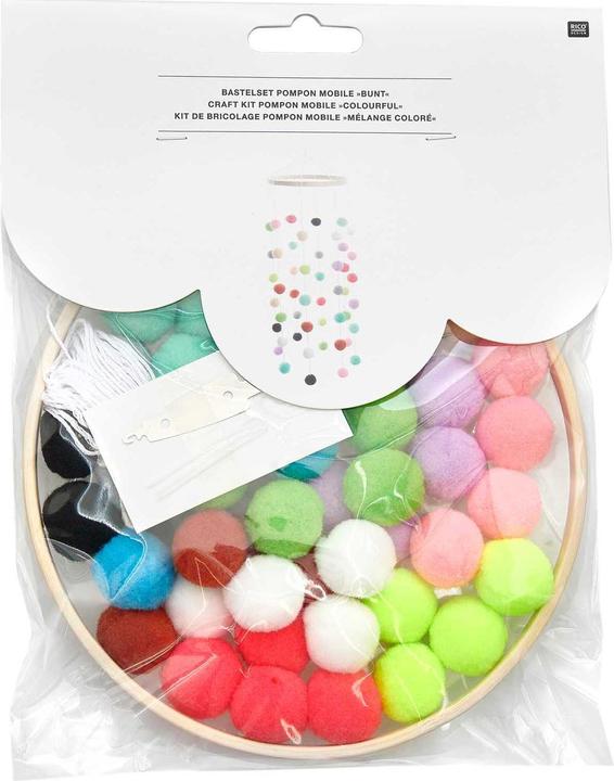 Produktbild Rico Design Bastelset Pompon "Mobile"