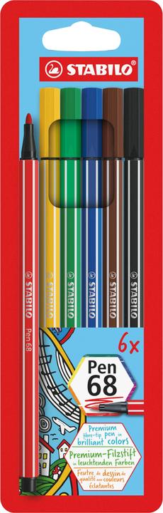 Rosso, Nero, Verde, Blu, Marrone, Giallo, Turchese