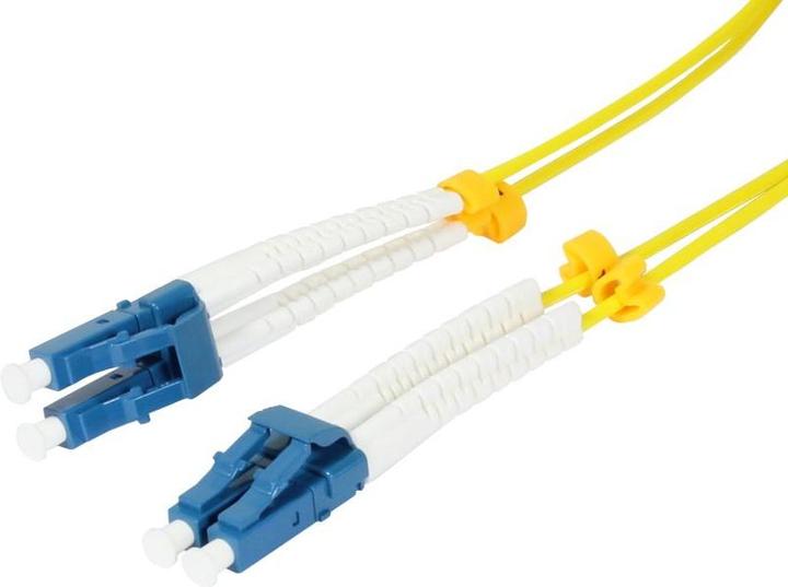 Image du produit Synergy 21 S217040 Câble à fibre optique 0,5 m 2x LC OS2 Bleu (CAT7, 0.50 m)