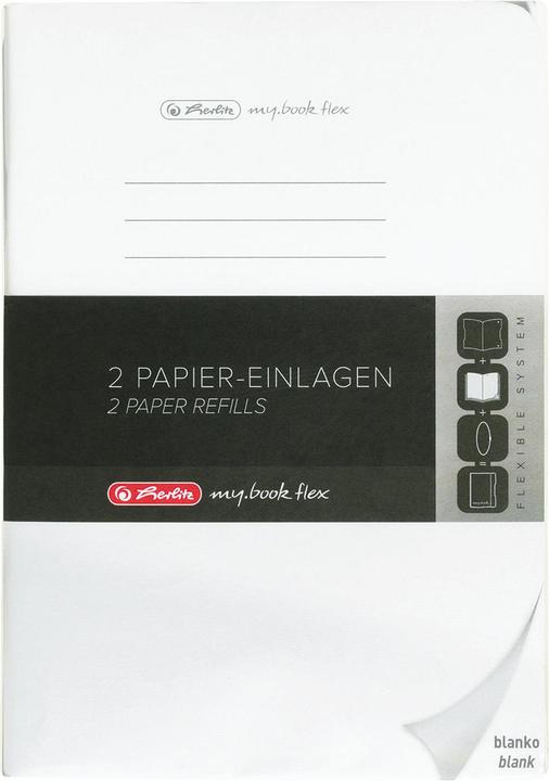 Actual product image Herlitz my.book flex Refill (21.6 x 29.7 cm, Plain)
