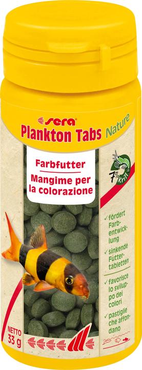 Immagine prodotto Sera Tabs di plancton premium 50ml (Pesci di fondo, 50 ml)