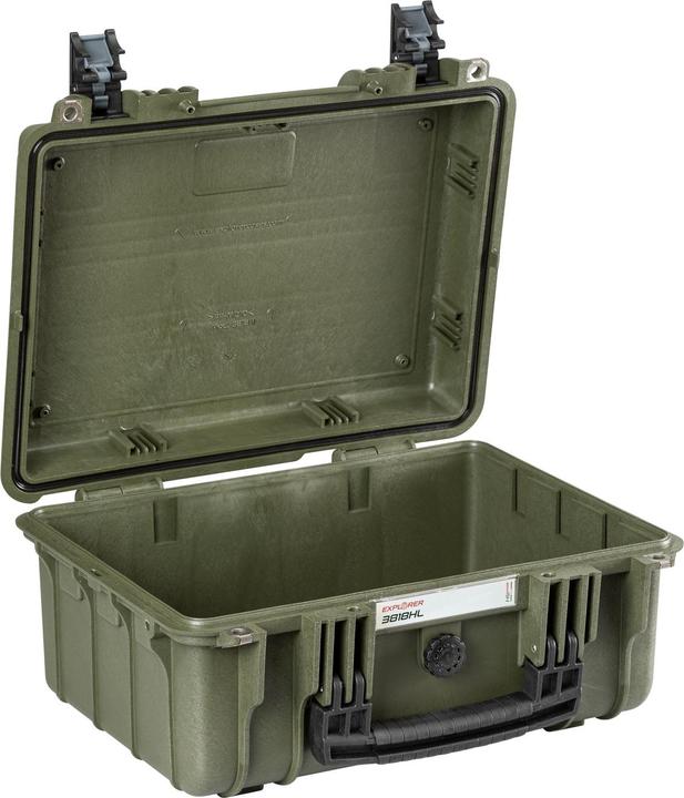 Produktbild Explorer Cases Outdoor Koffer 3818HL.G E green empty (B x H x T) 38 x 27 x 18 (Kamera Schultertasche, 18.50 l)