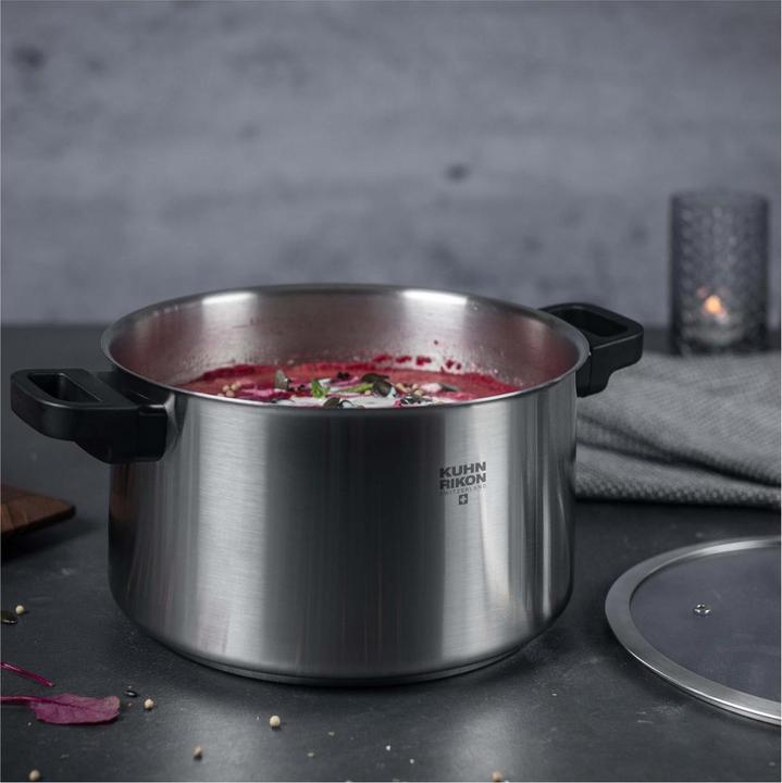 Immagine prodotto Kuhn Rikon Pentola da cucina Locarno 6.0 L (24 cm, Pentola, Acciaio inossidabile)