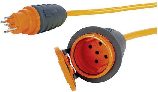 Produktbild Steffen Industrie-Verlängerungskabel EPR-PUR 5x1.5mm2 20m T15 IP55 (20 m, Typ 15)