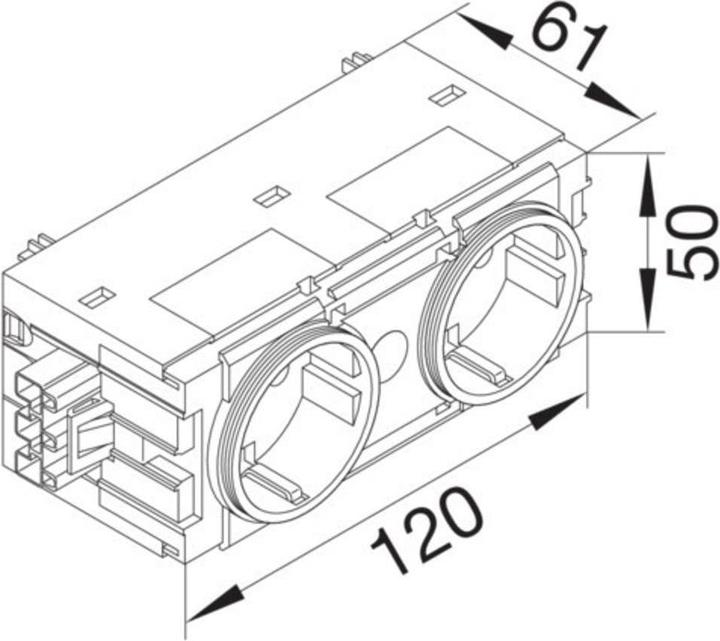 Image du produit Hager Canal d'allège Module à insérer
