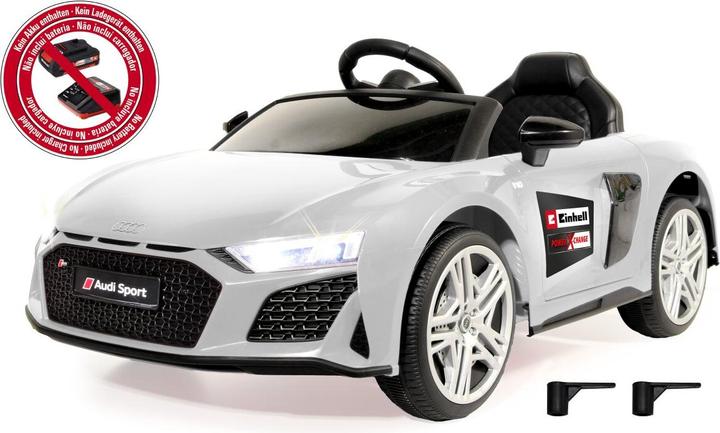 Produktbild Jamara Ride-on Audi R8 Spyder weiss 18V Einhell Power X-Change (18 V)