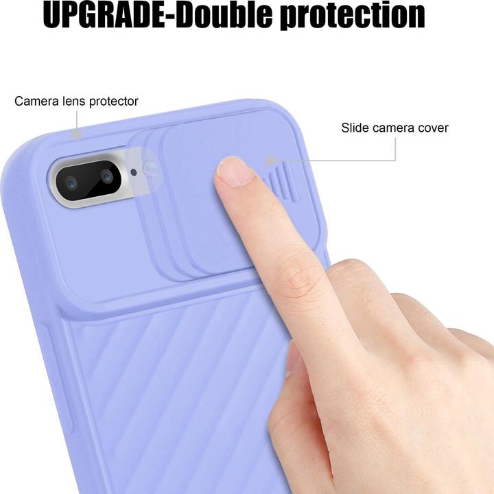 Immagine prodotto Cadorabo Cover in TPU con protezione della fotocamera (Apple iPhone 7 Plus, Apple iPhone 7s Plus)