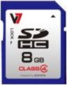 Actual product image V7 Sd Card 8gb Sdhc Cl4 (8 GB, SDHC)