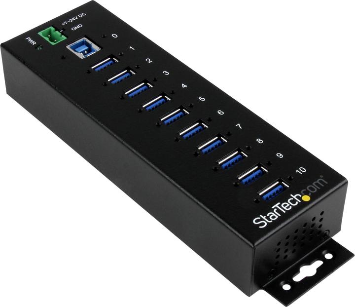 Image du produit StarTech 10 PORT INDUSTRIAL USB 3.0 HUB (USB-B, 10 Ports)