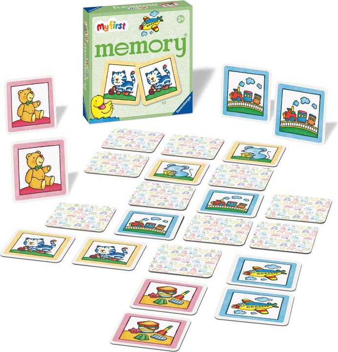 Image du produit Ravensburger Ma première mémoire? Mes choses préférées (Français, Néerlandais, Italien, Portugais, Anglais)