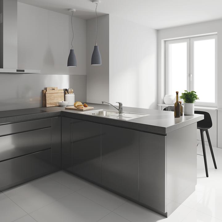 Produktbild Grohe Einhand-Spültischbatterie EURODISC EURODISC DN 15 f offene Warmwasserbereiter chrom