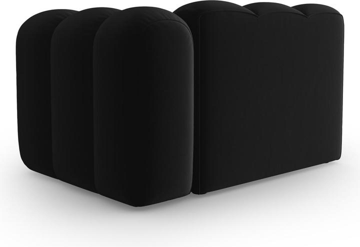 Actual product image Micadoni Velvet Modul Right, "Lupine", 1 Seat, 115x95x70Made in Europe (2 person sofa, 3-seater, 4-seater)
