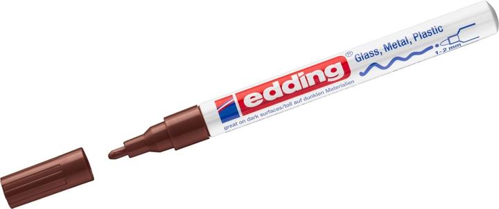 Immagine prodotto Edding Marcatore a vernice 751 CREA Brown (Marrone, 2 mm, 1 x)