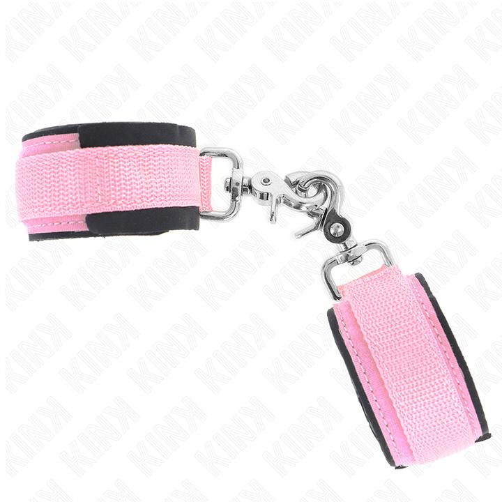 Productafbeelding Kink Verstelbare Neopreen Handboeien Roze Verstelbaar 22-34 cm